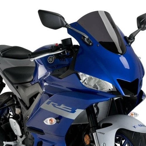 Puig R-Racer Screen Dark Smoke 3737F for Yamaha YZF-R3 2019-2023