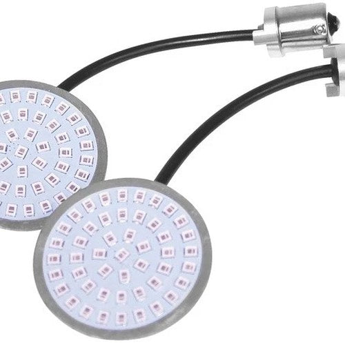 Letric Lighting Bullet Style 1156 LED Turn Signal Inserts Red