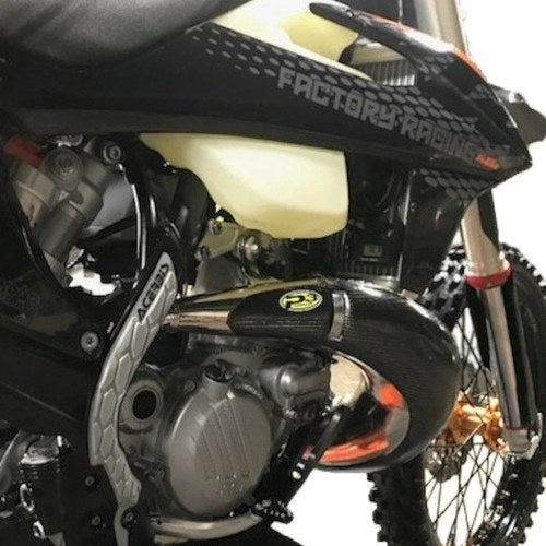 P3 MAXCoverage Carbon Fiber Pipe Guard 101072 Husqvarna/KTM