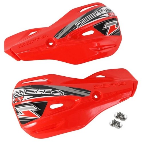 Zeta Armor Handguard X3 Protector Shields Red