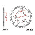 JT Steel Rear Sprocket 530 45T for Suzuki Katana 750/Katana 600/GSXR750