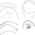 Burly Cable/Brake Line Kit for 15" Ape Hangers Stainless Braid #B30-1118