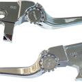Psr Anthem Shorty Adjustable Lever Set Chrome #12-01652-20 Harley Davidson