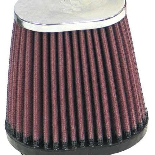 K&N Universal Air Filter RC-2890 Oval Straight 4" Offset Chrome