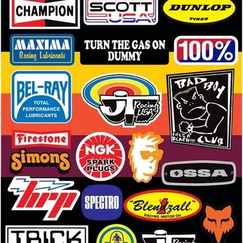 Dcor Universal Decal Sheet Throwback