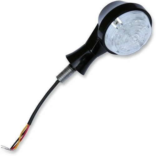 Burly LED Turn Signals Stem-Mount Clear Lens Amber