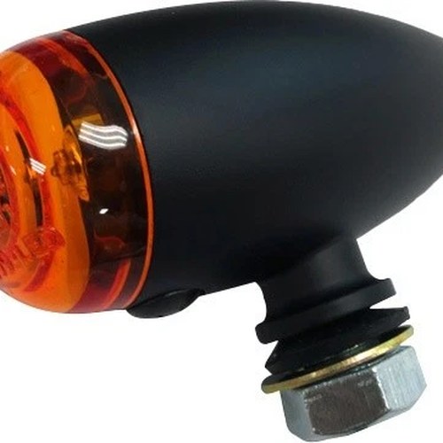 HardDrive Universal LED Marker Light Flat Black with Red Lens