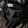 Puig Downforce Side Spoilers Black #20381N for Yamaha MT-07 2018-2023