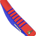 Dcor Ribbed Seat Cover Blue/Red/Blue #30-10-471 for Honda CRF250R
