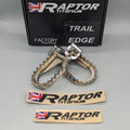 Raptor Junior Trail Edge Titanium Footpegs #RME050 KTM/Gas/Husqvarna