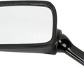 Emgo Replacement Mirror Rectangular Left Black #20-86872 fits Yamaha