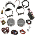 Dakota Digital MXV-8K Analog/Digital Two-Gauge Chrome Black/Gray MVX-8200-KG-C