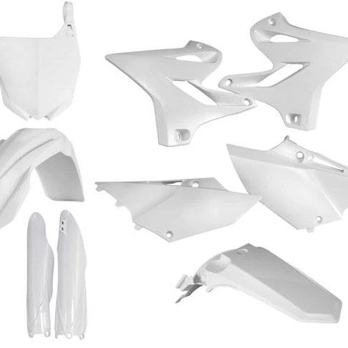 Acerbis Full Plastics Kit White fits Yamaha YZ250 2-Stroke/YZ125/YZ250X 2-Stroke