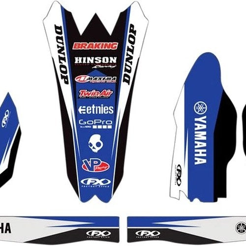 Factory Effex Universal Trim Kit Yamaha Factory Racing Black/Blue/White 17-50224