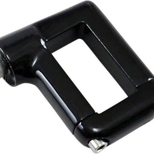 Kuryakyn Vertical Side-Mount License Plate Holder Clamp Black #3118
