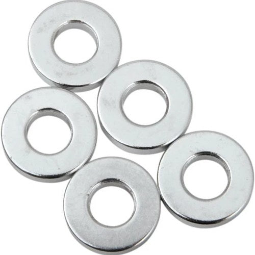 DS Chrome Steel Spacer 5-Pack .25" x 1/8" Thick