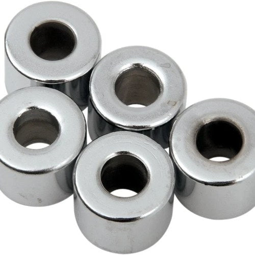 DS Chrome Steel Spacer 5-Pack .25" x .5" Thick