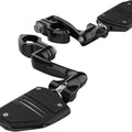 Ciro Highway Peg Mounts with Twin Rail Footrest Extended 1-1/4" Mount Black