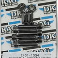 Drag Specialties Handlebar Controls Bolt Kit Knurled Black/Chrome #3325035