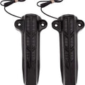 Ciro Forkini Lower Leg Fork Covers w/LED Black 43003 Harley FLHT/FLHX/FLHR