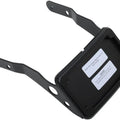 Cycle Visions Curved License Plate Mount with Plate Lights Black #CV4662B