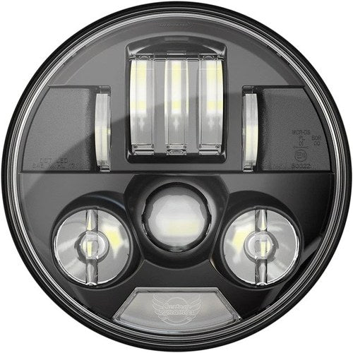 Custom Dynamics ProBEAM LED Headlamp True Black #PB-7-IND-B Indian