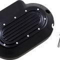 Covingtons Dimpled Transmission Side Cover Black #C1365-B Harley Davidson
