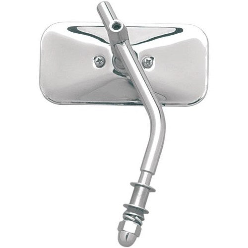 Emgo Classic Chopper Mirror Rectangular 8mm Steel Chrome Harley-Davidson