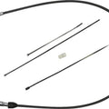 Drag Specialties Upper Clutch Cable 54"L Black/Chrome #264488 Harley Davidson