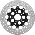 Twin Power Floating Hole Brake Rotor 11.8" Front Black #1402RB Harley Davidson