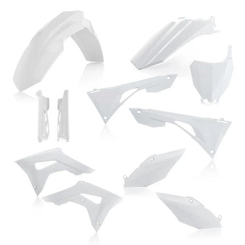 Acerbis Full Plastics Kit White #2736250002 for Honda CRF250R/CRF450R 19-20