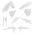 Acerbis Full Plastics Kit White #2726490002 KTM