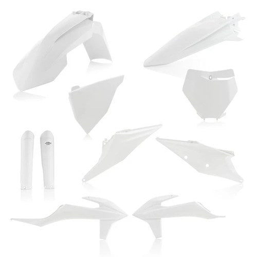 Acerbis Full Plastics Kit White #2726490002 KTM