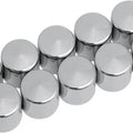 DS 3/8" Hex Bolt/Nut Covers .620 Height Chrome 10-Pack
