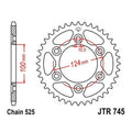 JT Steel Rear Sprocket 525 42T #JTR745.42 Ducati ST2/ST3/ST3S