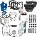 S&S 124" Oil Cooled Power Pack Gear Drive Cam Black/Chrome #310-1053C