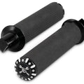 Burly Brand Universal Hawk Footpegs Machined Black #B13-1123BM Harley Davidson