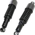 Emgo Shorty Shocks with Eyelet Mount & Shrouds Black