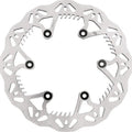 GBrakes Solid Wave Brake Rotor 245mm Rear Silver #GBD9042X for Yamaha