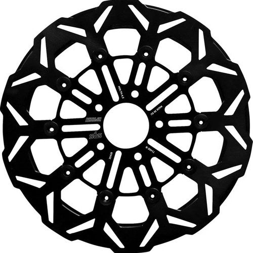Sbs Floating Brake Rotor Front Black Harley Davidson Road Glide/Street Glide