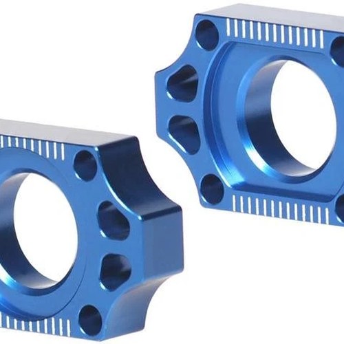 Rfx Axle Blocks Rear Blue for Yamaha YZ125/YZ250/YZ250F/YZ450F/YZ426F