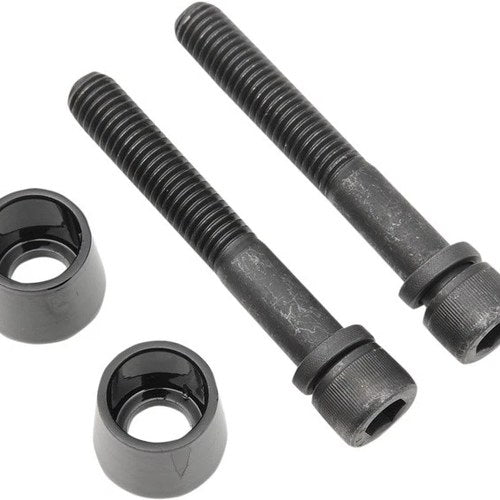LA Choppers Handlebar Riser Bolt Cone Kit 3" 1/2"-13 Black