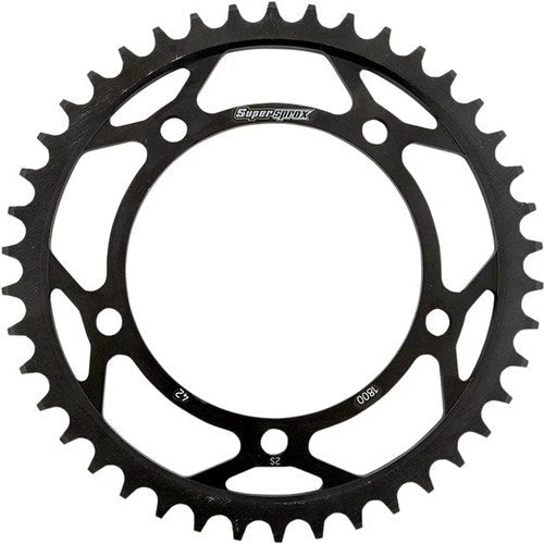 Supersprox Racing Steel Rear Sprocket 530 42T Black #RFE-1800-42-BLK