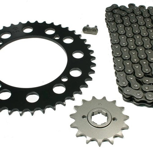 Yamaha XT550, 1982-1983, O-Ring Chain and 15/42 Sprocket Set - XT 550