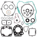 Kawasaki KX 125, 1990-1991, Complete Gasket Set with Seals - KX125