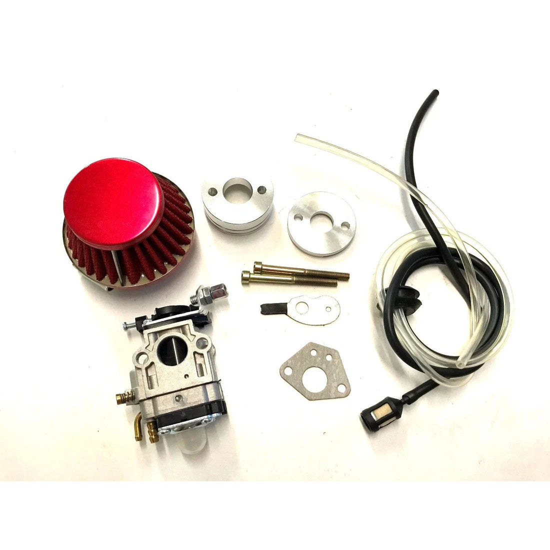Carburetor And Air Filter Kit With Fuel Line 43CC 49CC Pocket Bike, Boreem.