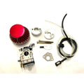 Carburetor And Air Filter Kit With Fuel Line 43CC 49CC Pocket Bike, Boreem.
