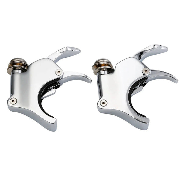Detachable 49mm Windshield Clamps Fit For Harley Dyna Street Bob Wide Glide 06+