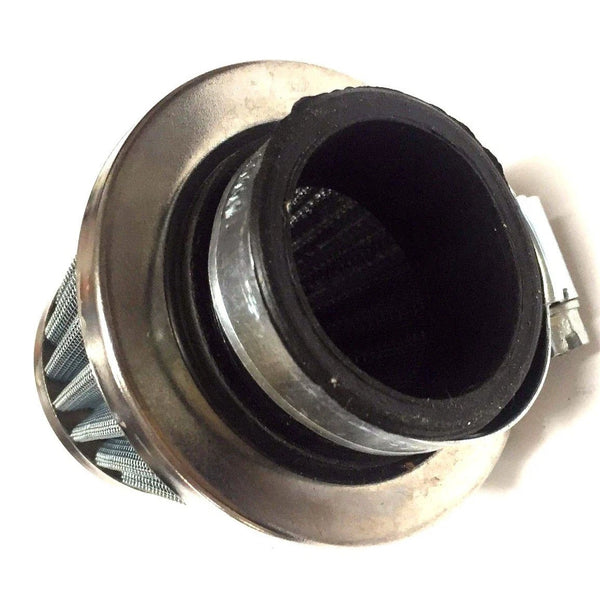 35MM Chrome Core Air Filter For Yamaha DT80 MX 81 82 83 RD80 LC 1982 RD125 RD200
