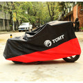 190T Motorcycle Outdoor UV Protector Motorbike Rain Cover Waterproof Red 5 size